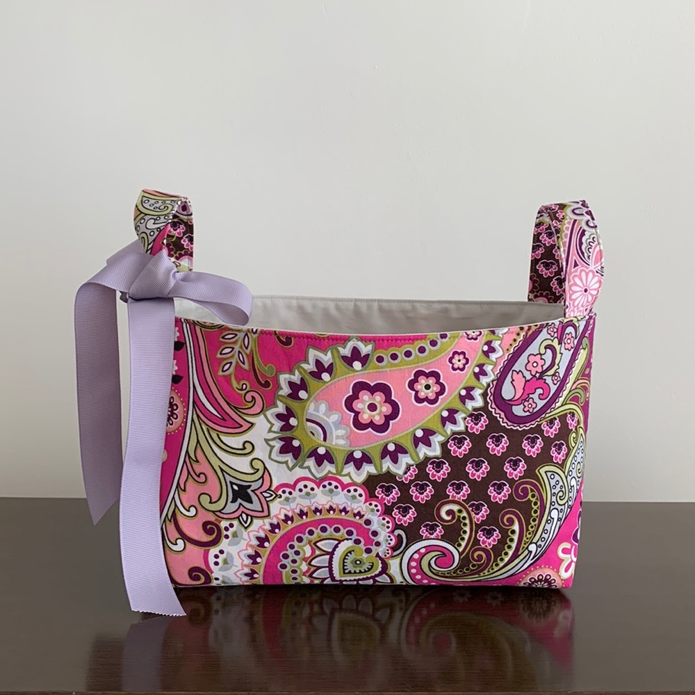 Storage Fabric Basket by Paisley Pink Fabric